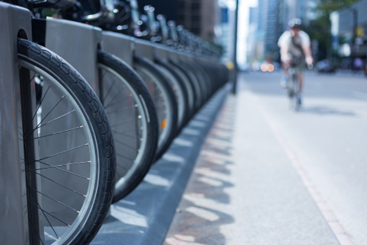 Bicycle crash in Toronto